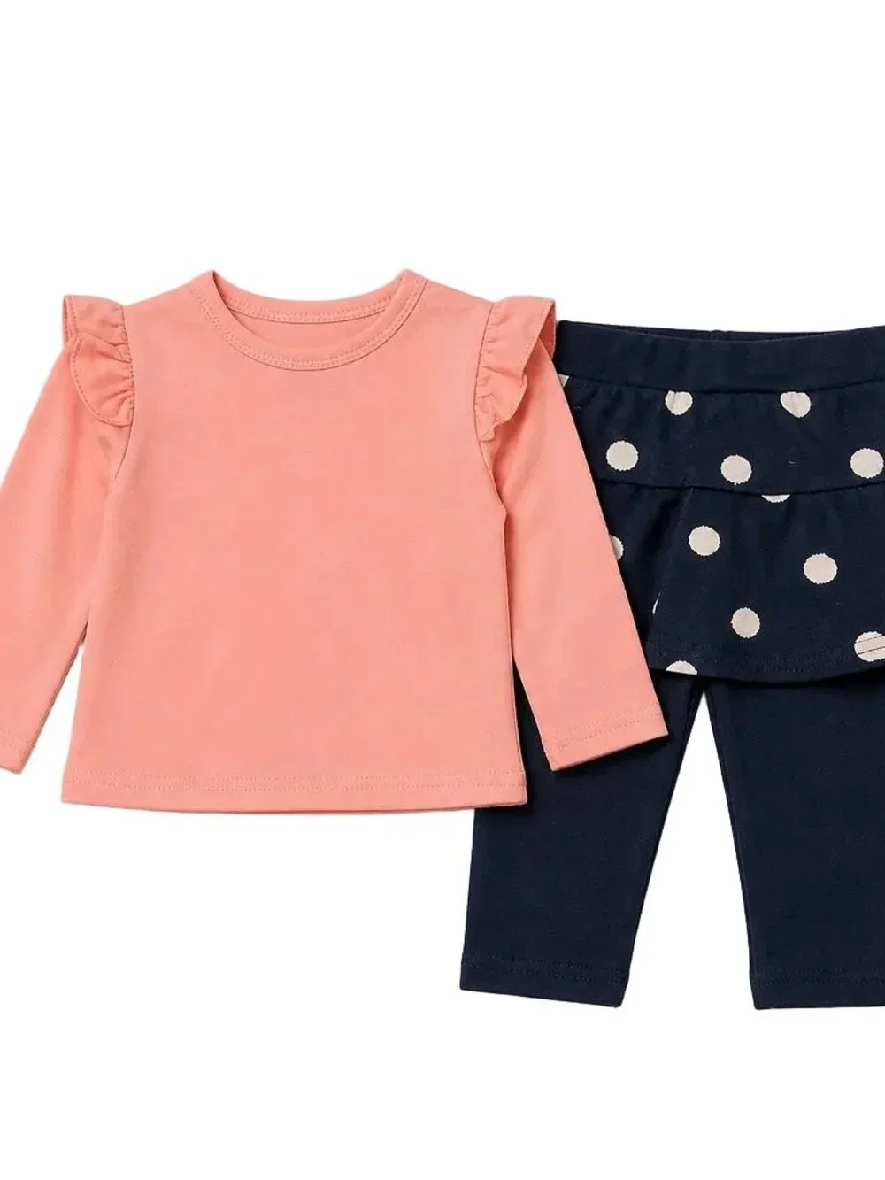 Minnie Mouse Cotton Two Piece Skirt Over Leggings Outfit